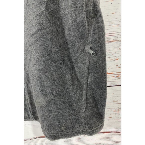 Columbia Fleece Vest Mens XXL Gray Full Zip Outdoors Hiking Casual New Tucker - Picture 6 of 11